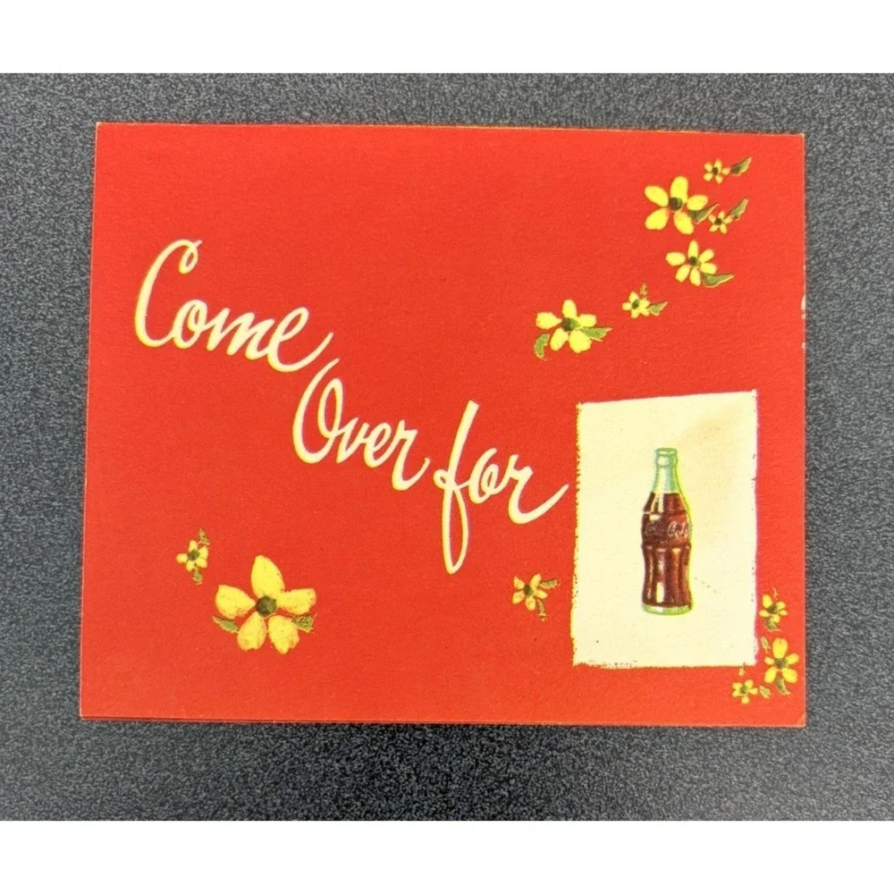 Vintage Come for a Coke Sorority Ephemera Coca Cola 1950s Lot of 5 Pieces